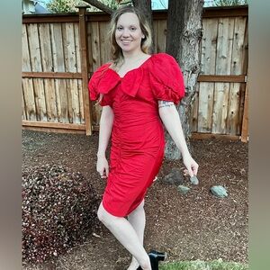 1970’s CLIMAX by Karen Okada Body Hugging Dress